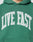The Live Fast College Hooded by LIVE FAST DIE YOUNG is a green hoodie with LIVE FAST boldly printed in white across the chest, offering an oversized fit for comfort and standout style.