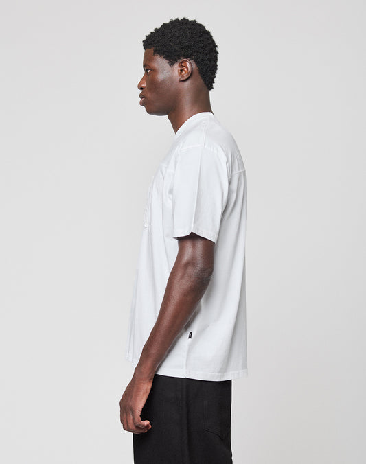 Live Fast Distressed College Tee