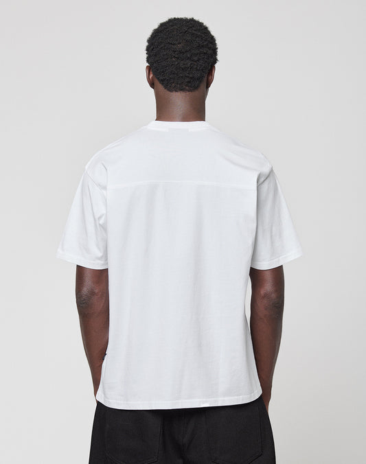 Live Fast Distressed College Tee