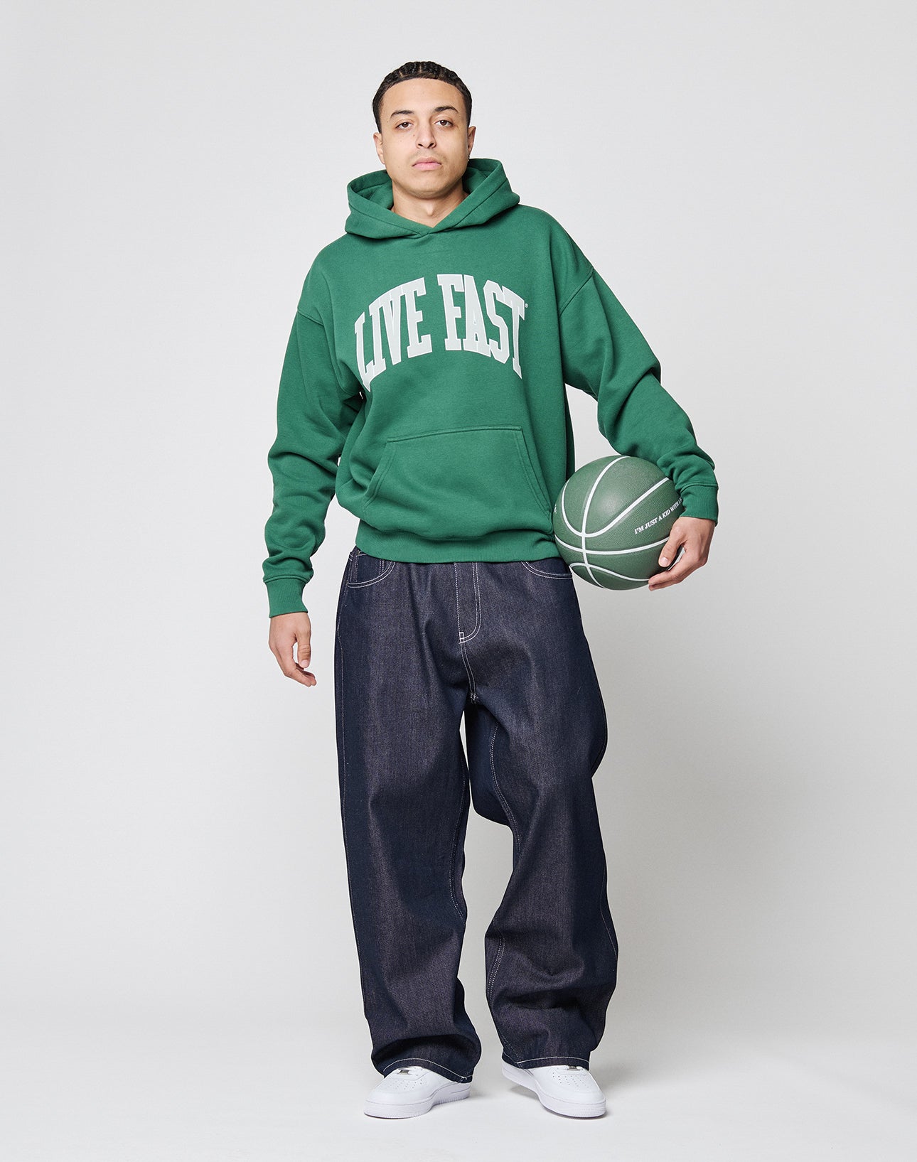 Live Fast College Hooded