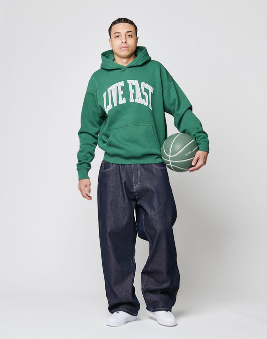 Live Fast College Hooded