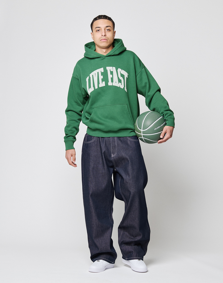 Live Fast College Hooded