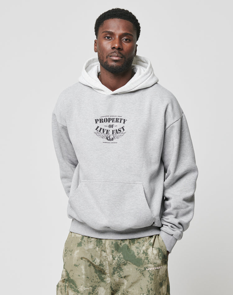Live Fast Property Hooded