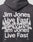 A person wearing the LIVE FAST DIE YOUNG Live Fast NY Hooded, an oversize dark hoodie crafted from soft Baumwolle and Polyester, featuring bold white Jim Jones Live Fast text and large silver graffiti-style New York lettering on the back.