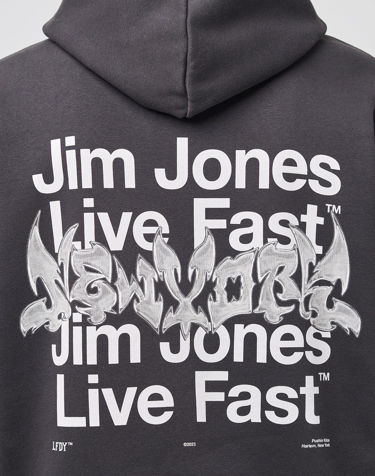 Live Fast NY Hooded
