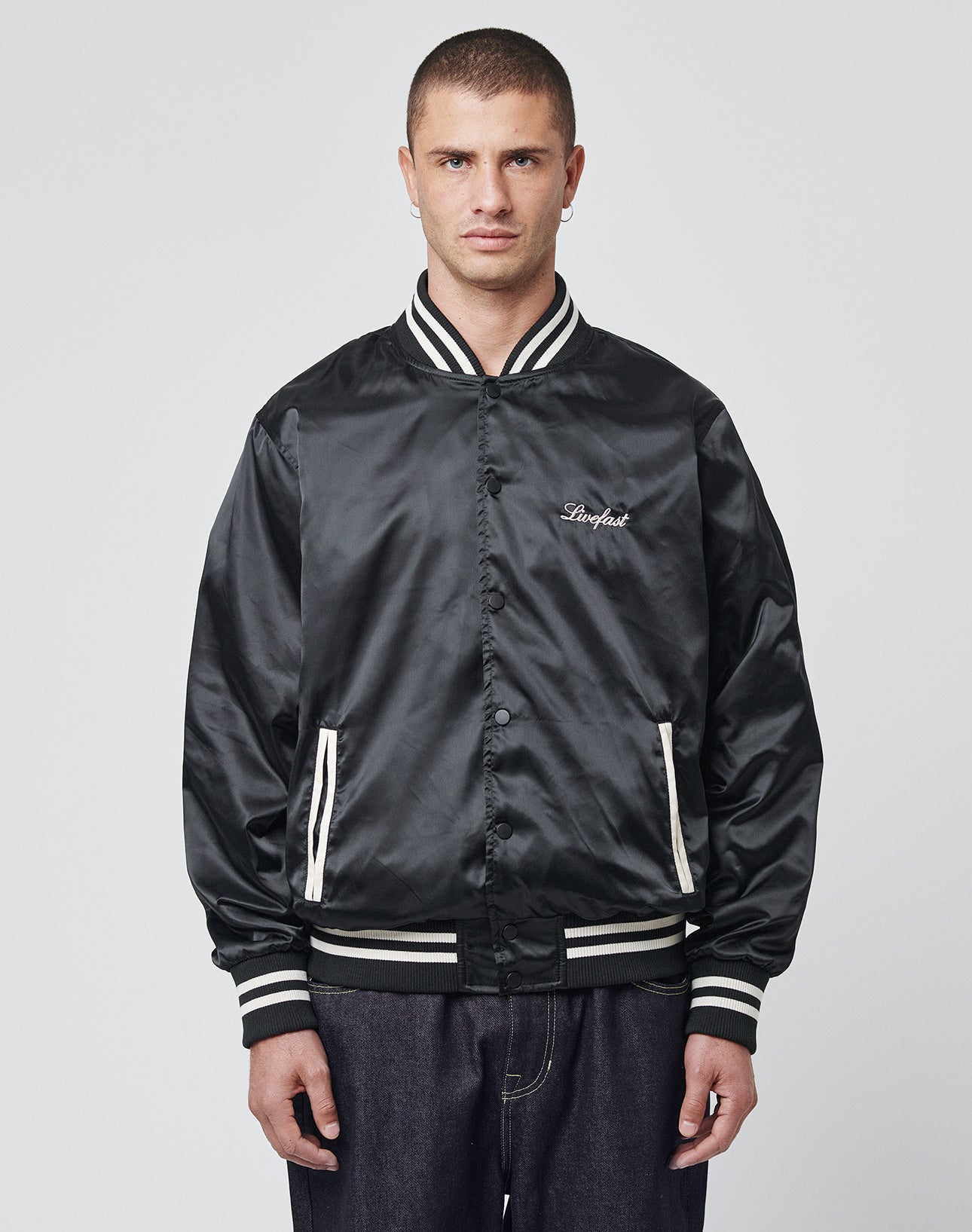 Satin College Jacket
