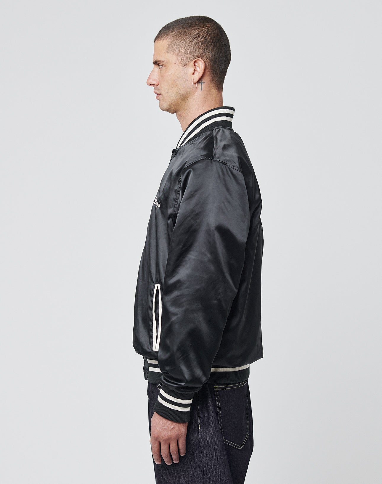 Satin College Jacket