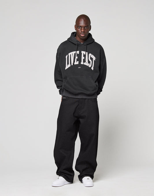 Live Fast College Hooded