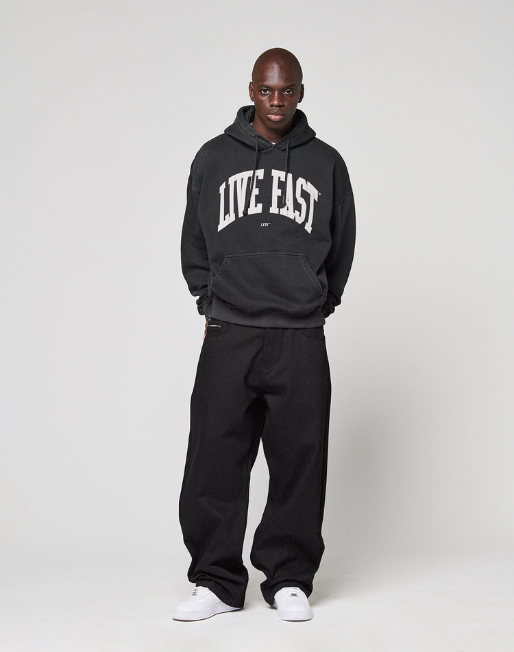 Live Fast College Hooded