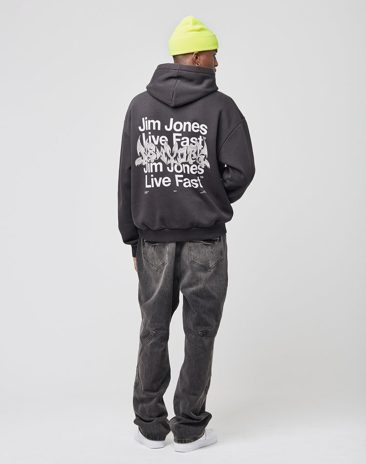 Live Fast NY Hooded