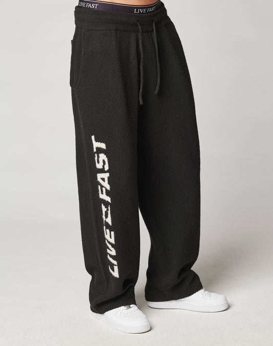 Live Fast Boucle Pants
