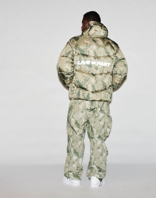 Live Fast Puffer Jacket