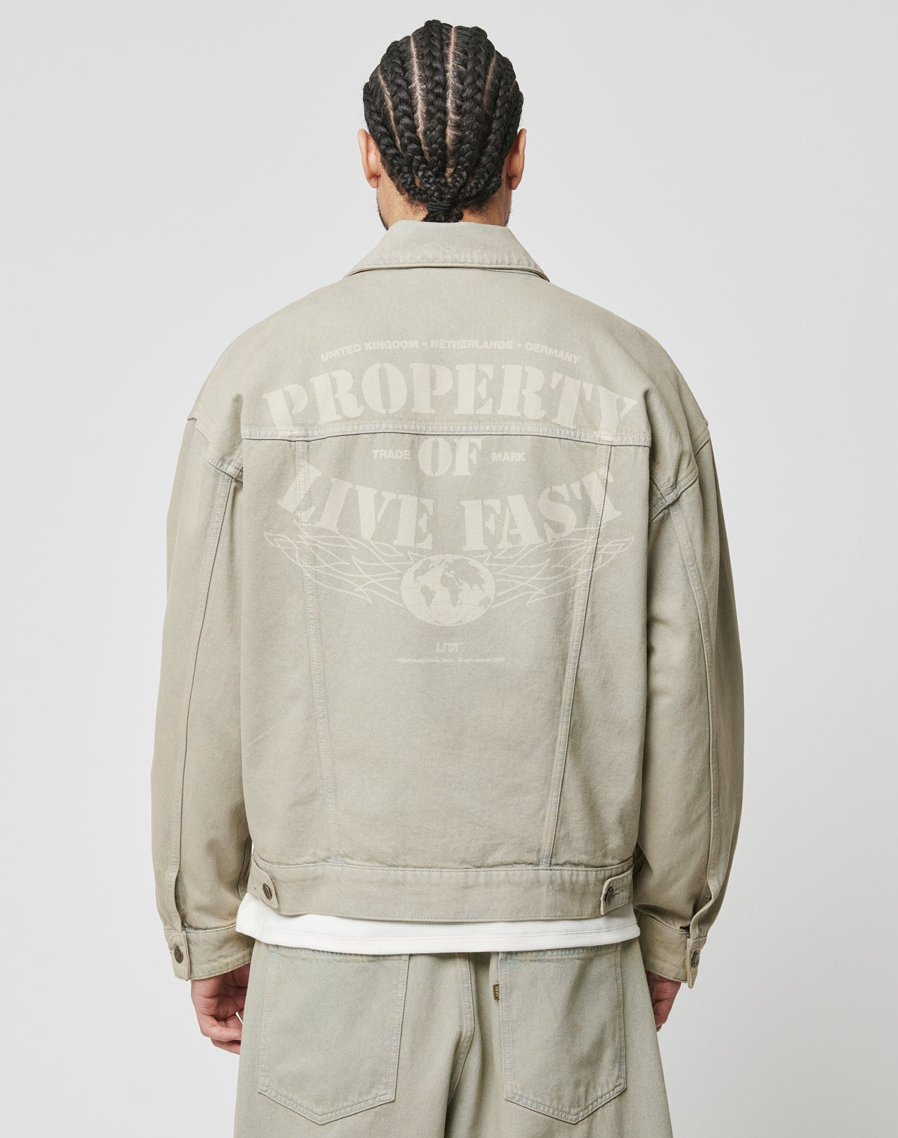 Live Fast Denim Jacket