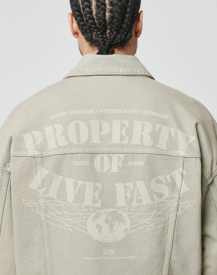 Live Fast Denim Jacket