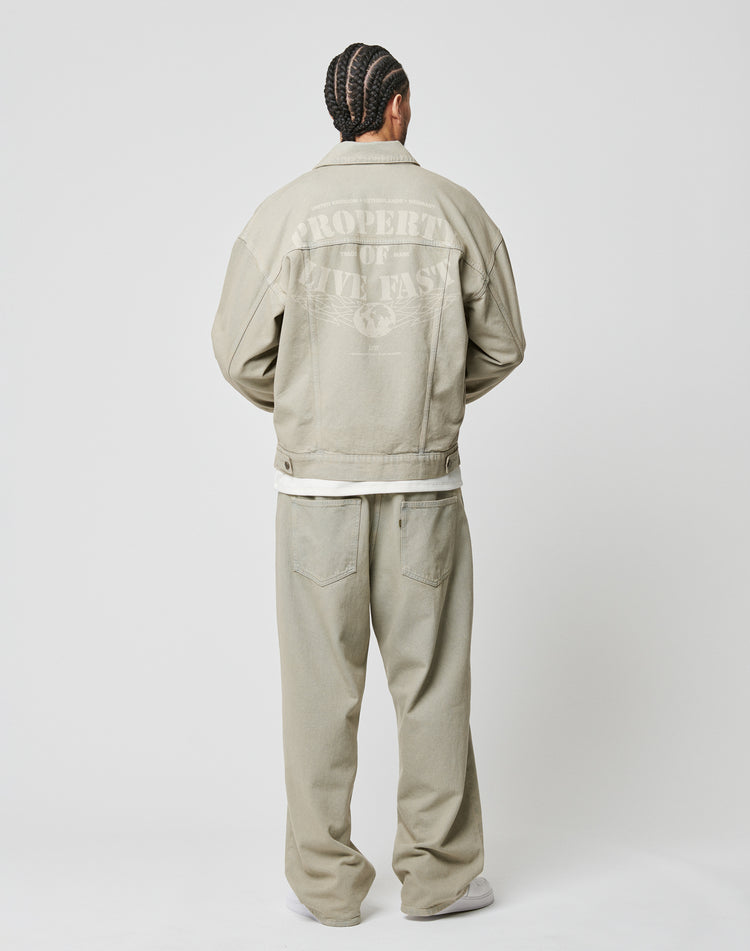 Live Fast Denim Jacket