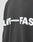 Close-up of the Live – Fast Sweater by LIVE FAST DIE YOUNG in black, featuring an oversize fit in cotton and polyester. Bold white LVE—FAS text is partially visible, with some letters cut off at the image’s edge.