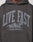 The Live Fast Stallion Hooded by LIVE FAST DIE YOUNG is an oversized charcoal hoodie featuring bold LIVE FAST text above two jockeys on racing horses, crafted from soft Baumwolle cotton.