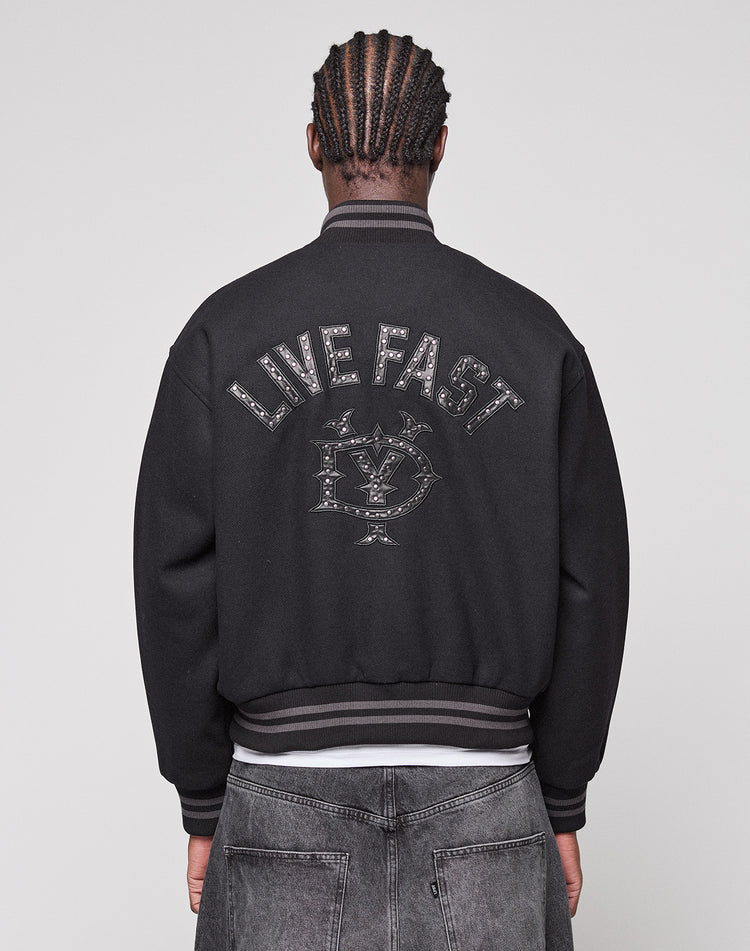 Live Fast College Jacket