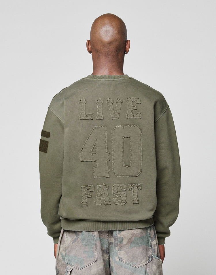 LFDY Jersey Patch Sweater
