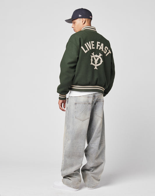 Live Fast College Jacket