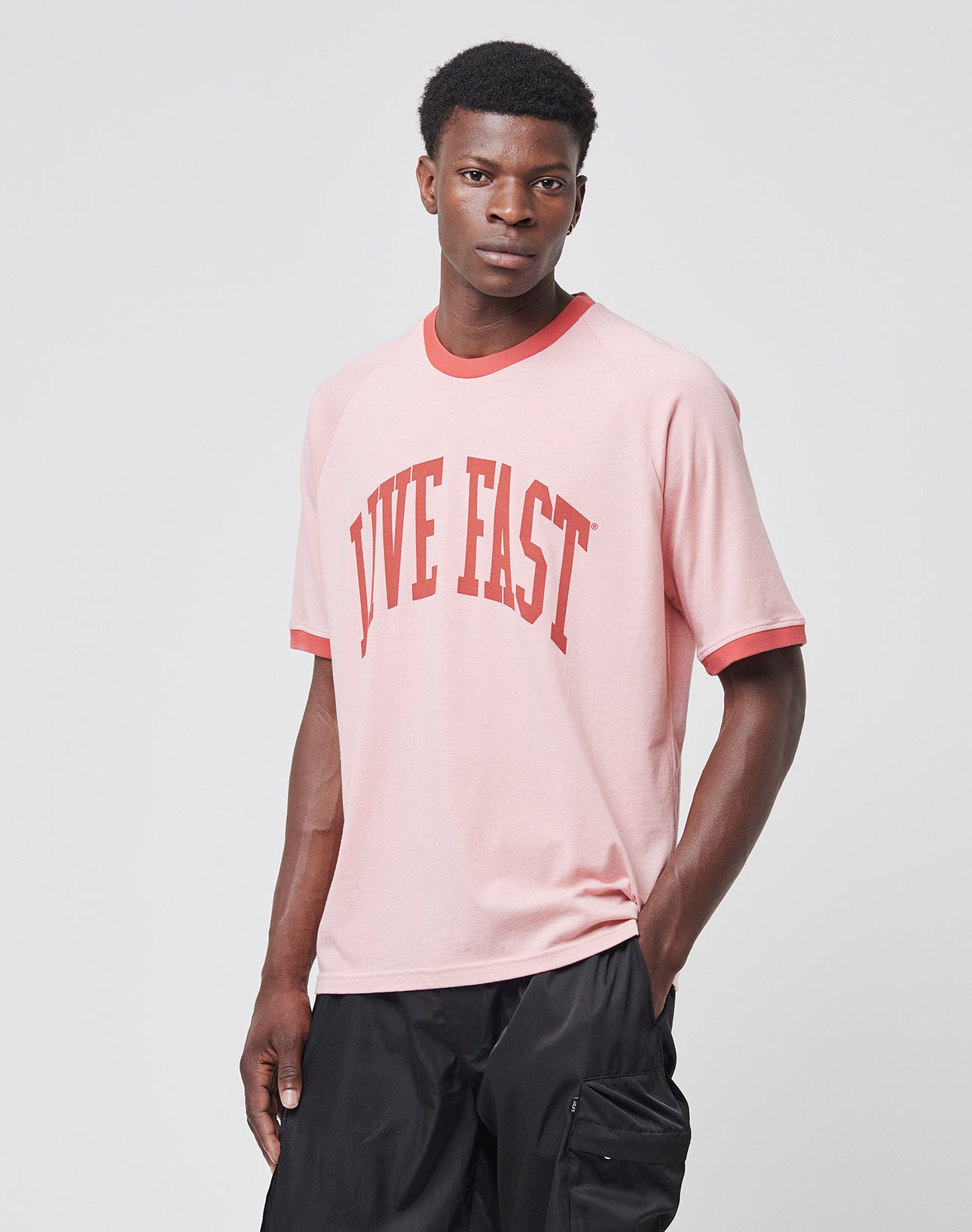 Live Fast Contrast Tee