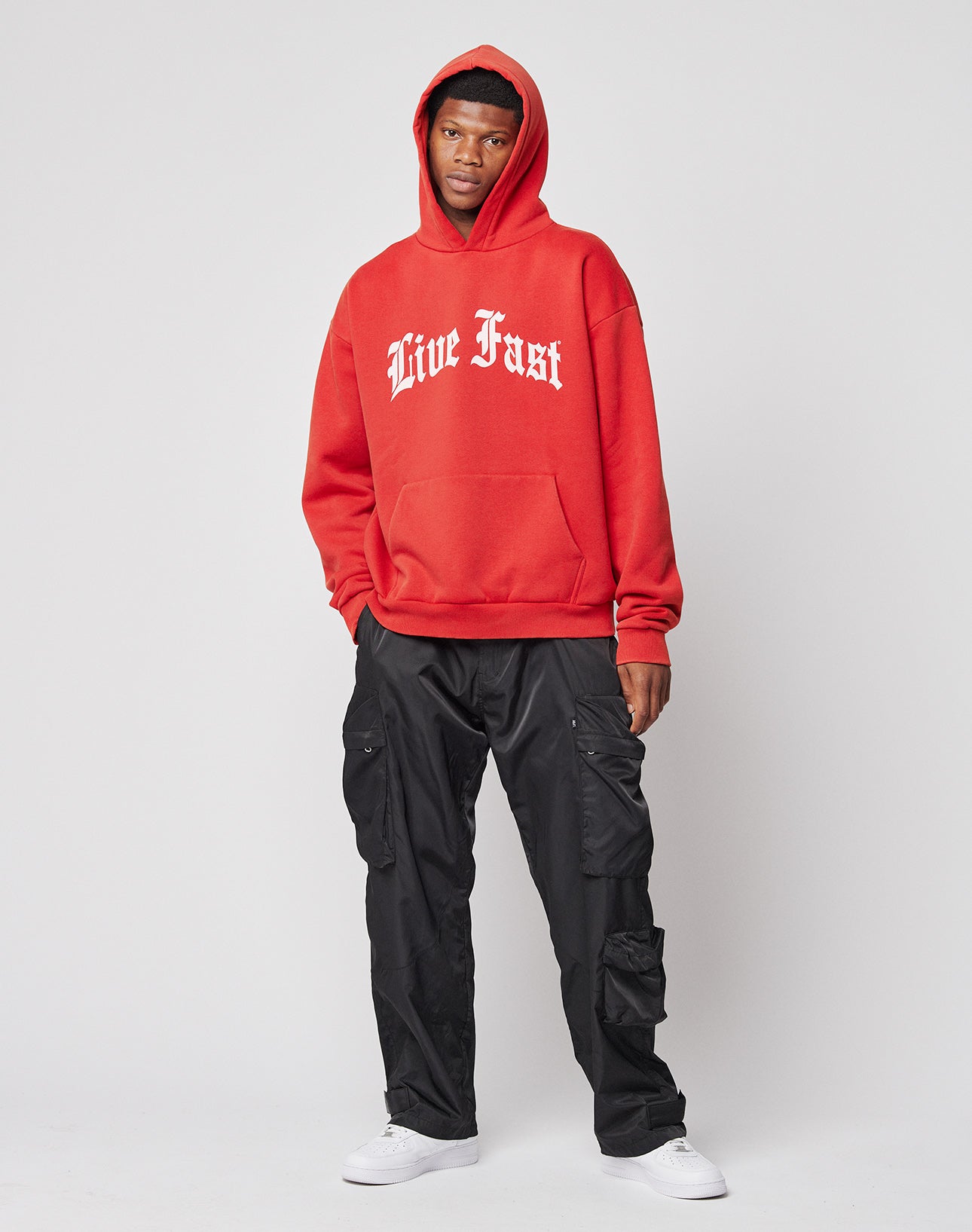 Live Fast Fractured Hooded
