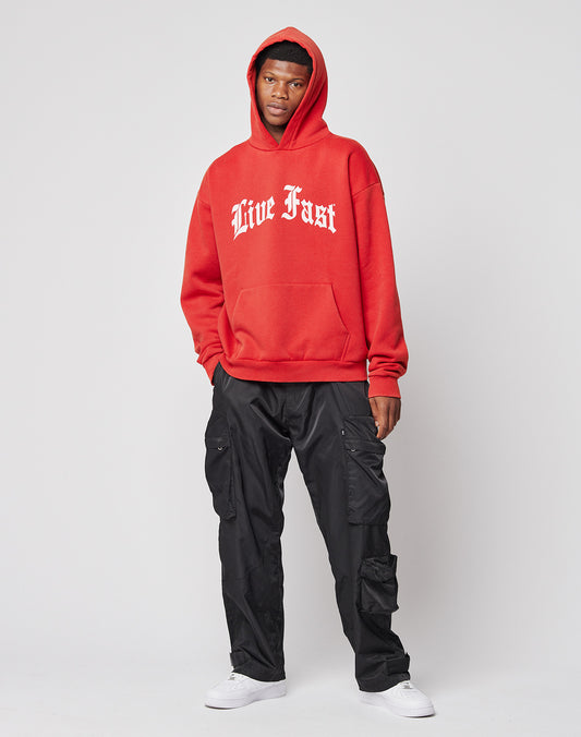 Live Fast Fractured Hooded