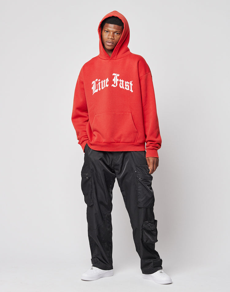 Live Fast Fractured Hooded