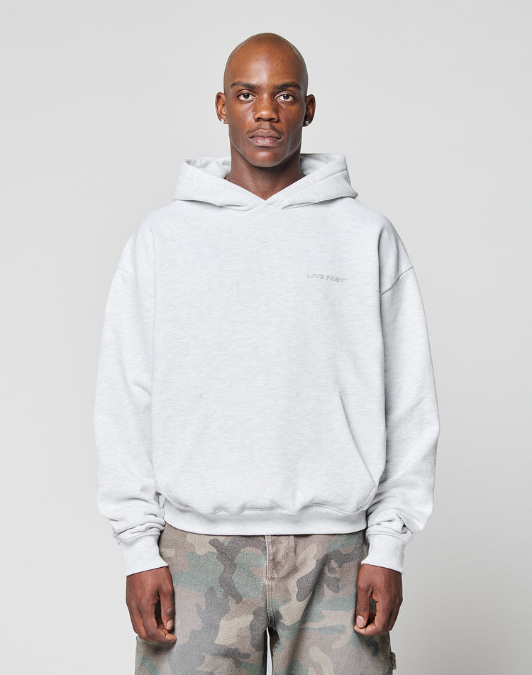 Live Fast Plain Hooded