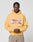 A man stands against a plain background wearing the LFDY Corp. Hooded by LIVE FAST DIE YOUNG, featuring a bold "Live Fast" front print in an oversize fit, paired with tan pants. His hands are clasped as he looks directly at the camera.
