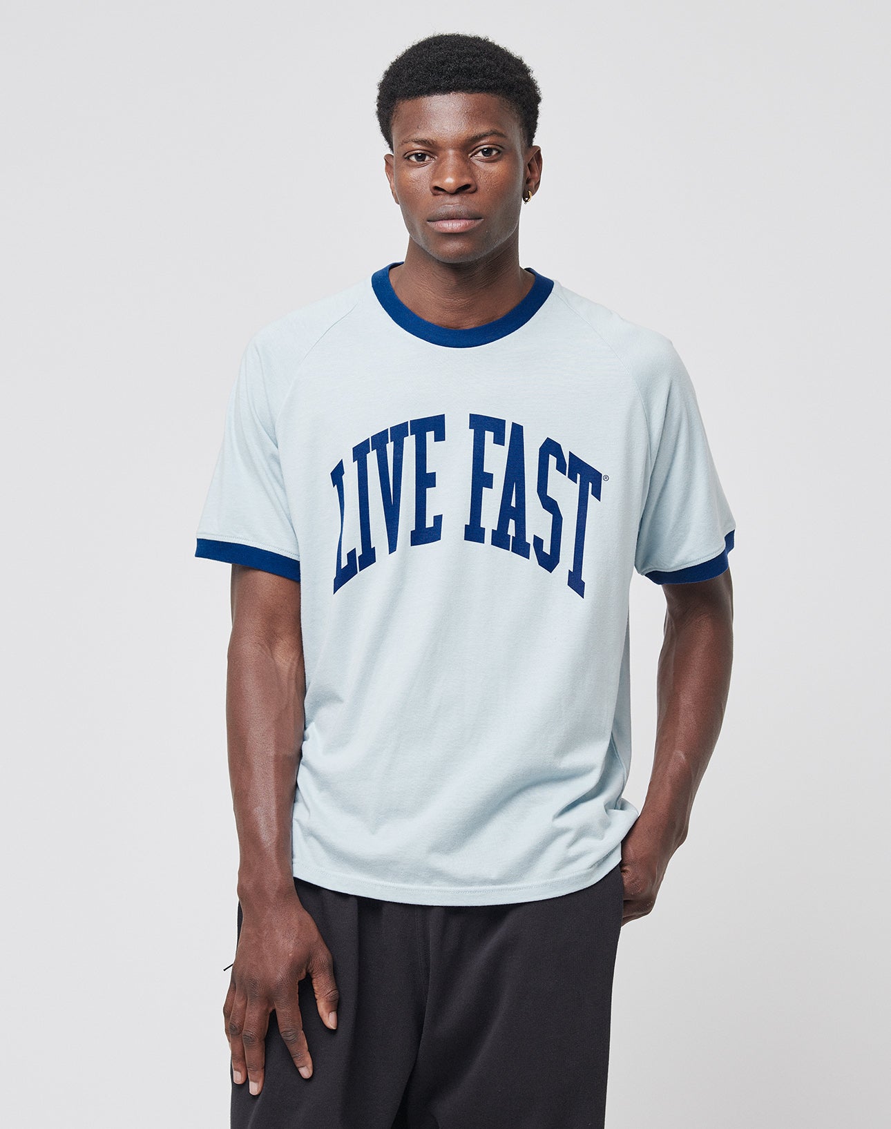 Live Fast Contrast Tee