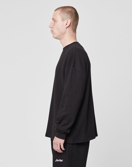 Basic Script Waffle Longsleeve