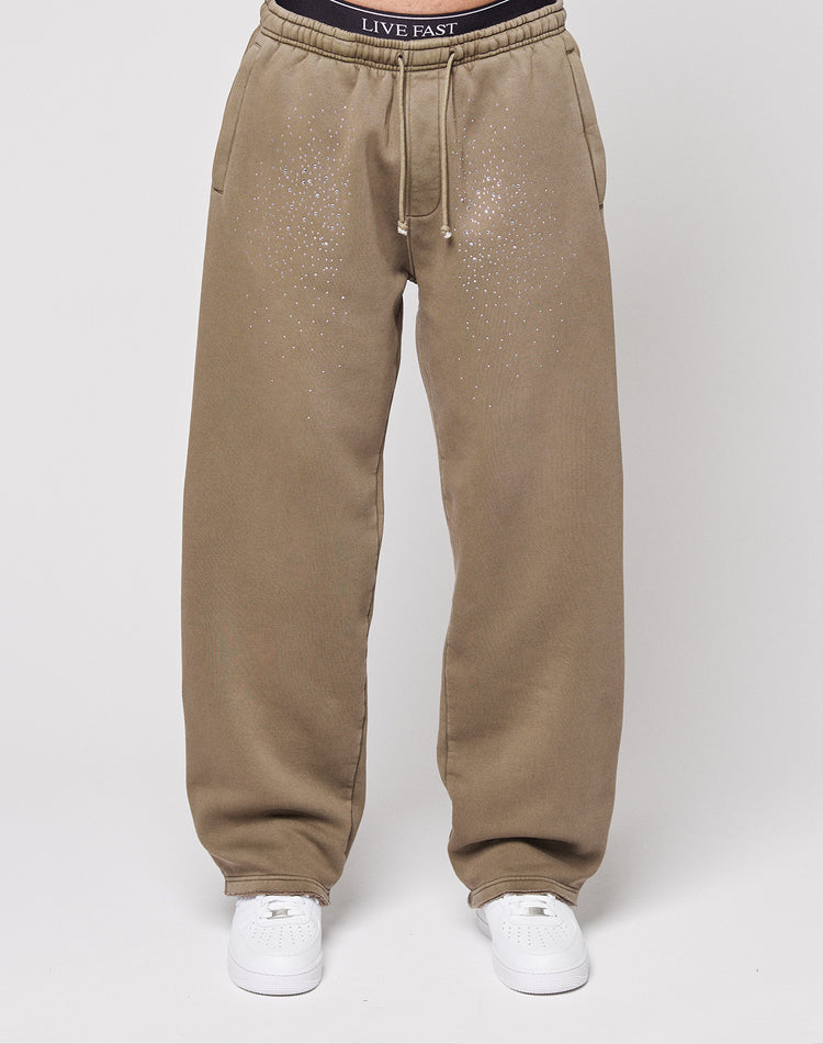 Live Fast Rhinestone Jogger