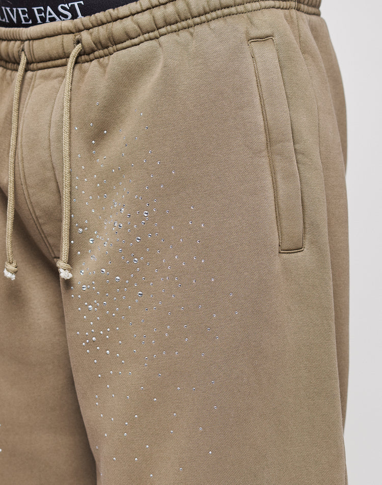 Live Fast Rhinestone Jogger