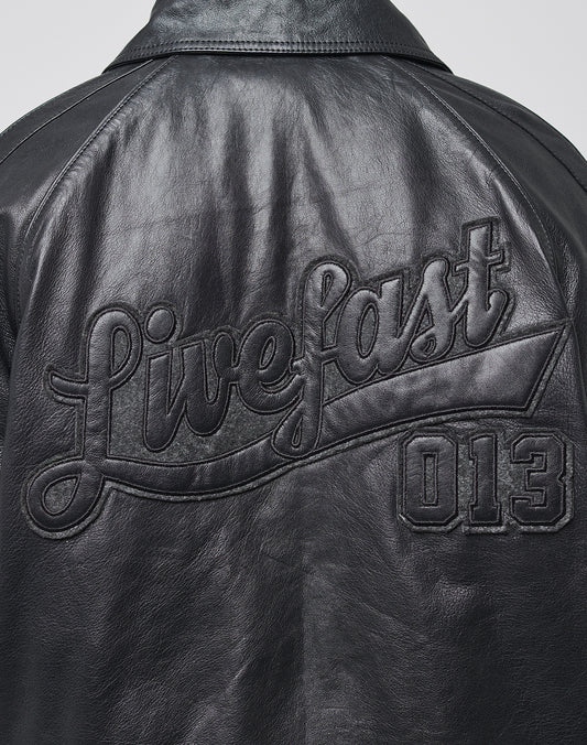 LFDY Leather Bomber