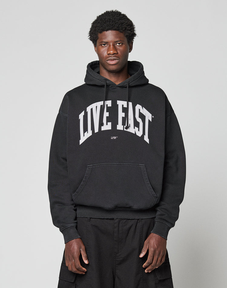 Live Fast College Hooded