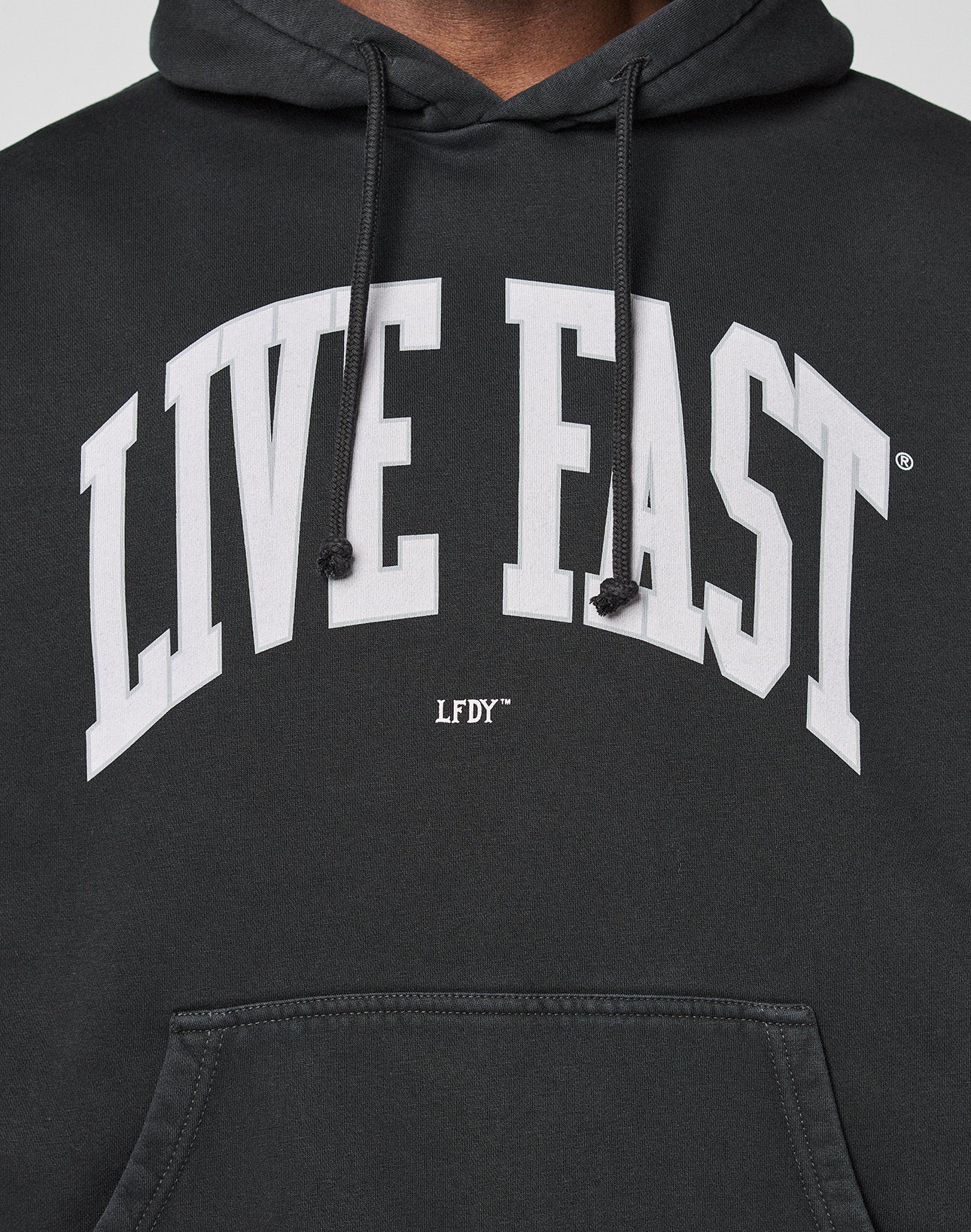 Live Fast College Hooded