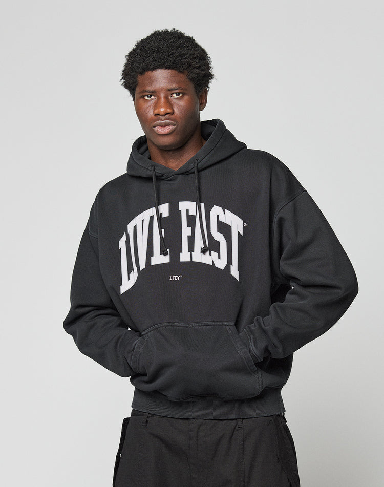 Live Fast College Hooded