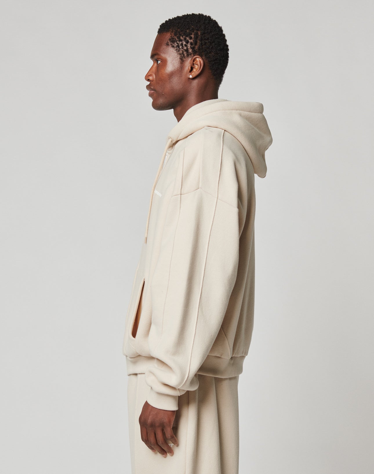 LFDY Pleated Hooded Zip