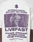 The LFDY Grand Theft Tee by LIVE FAST DIE YOUNG is a white oversize-fit shirt with purple front and back graphics of two people and a motocross bike, "International Branch Network LIVEFAST" text, country names, URL, and is 100% cotton.