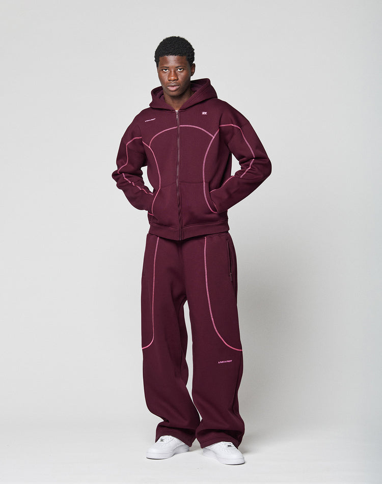 LFDY Active Fleece Hooded Zip
