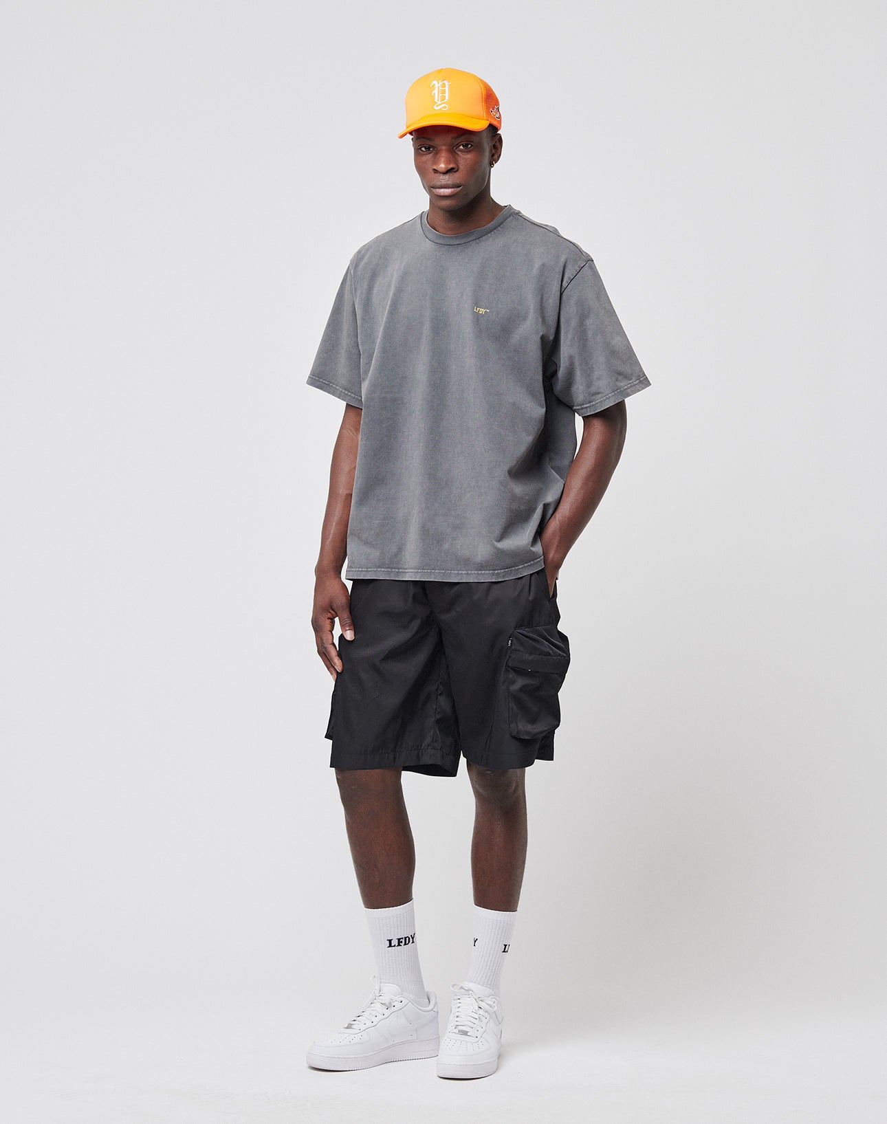 Nylon Cargo Shorts