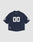 The LFDY Mesh Jersey by LIVE FAST DIE YOUNG is navy blue with white "00" block numbers on the back and sleeves, a V-neck, small rectangular label near the hem, and an oversize fit—all displayed on a light gray background.
