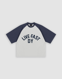 Live Fast Raglan Tee