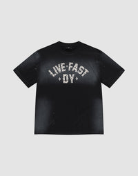 Live Fast Rivet Tee