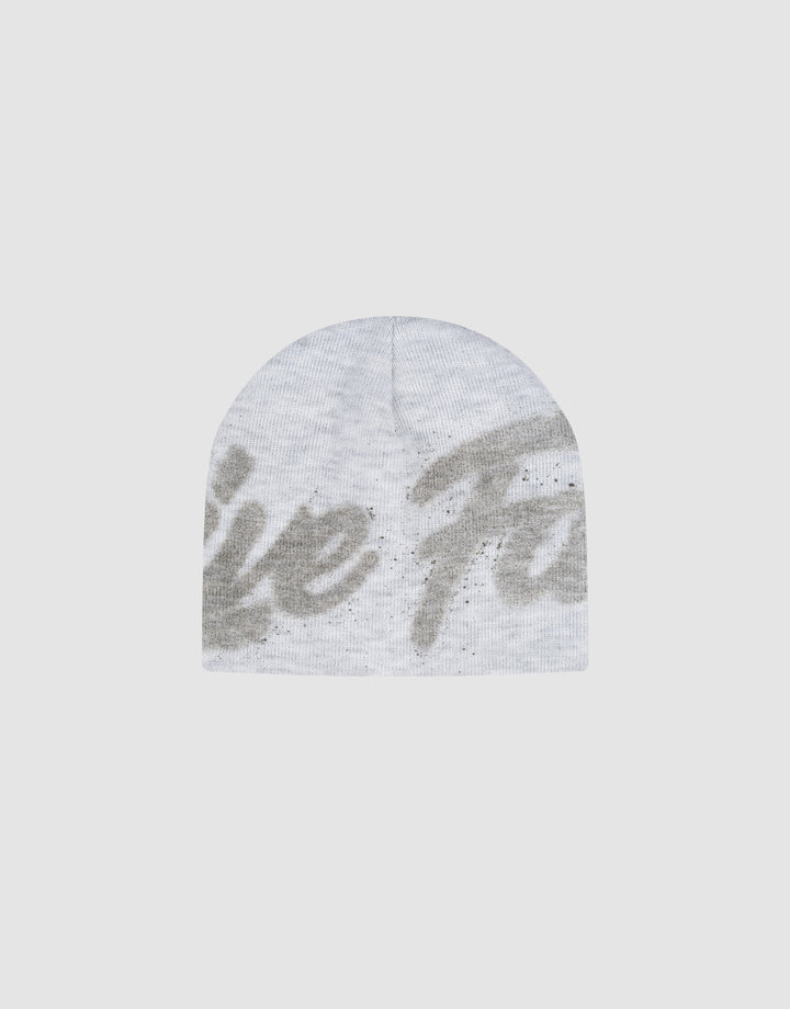 Jacquard Beanie Sprayed