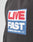 Close-up of the LIVE FAST DIE YOUNG Live Fast Box Hooded sweatshirt, oversized fit, featuring a puffer print reading LIVE in red on white and FAST in white on blue, with INTERNATIONAL DESIGN CORP. LFDY™ below.