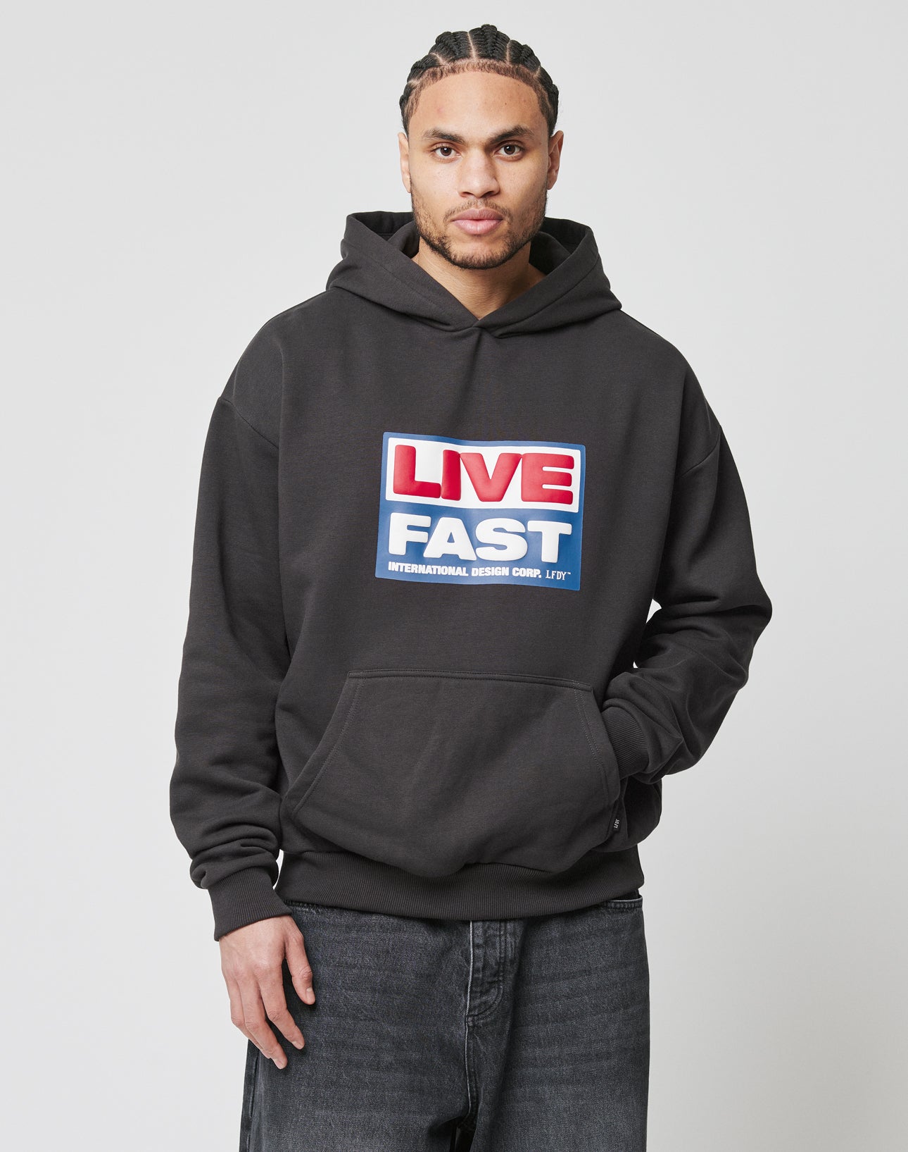 Live Fast Box Hooded