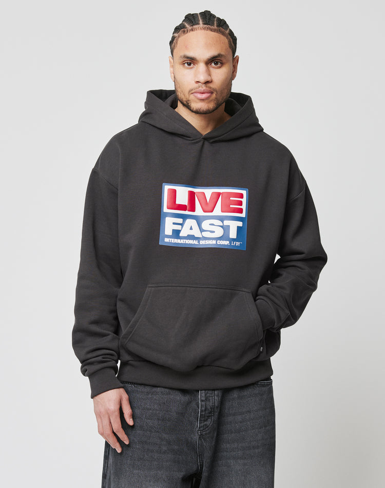 Live Fast Box Hooded