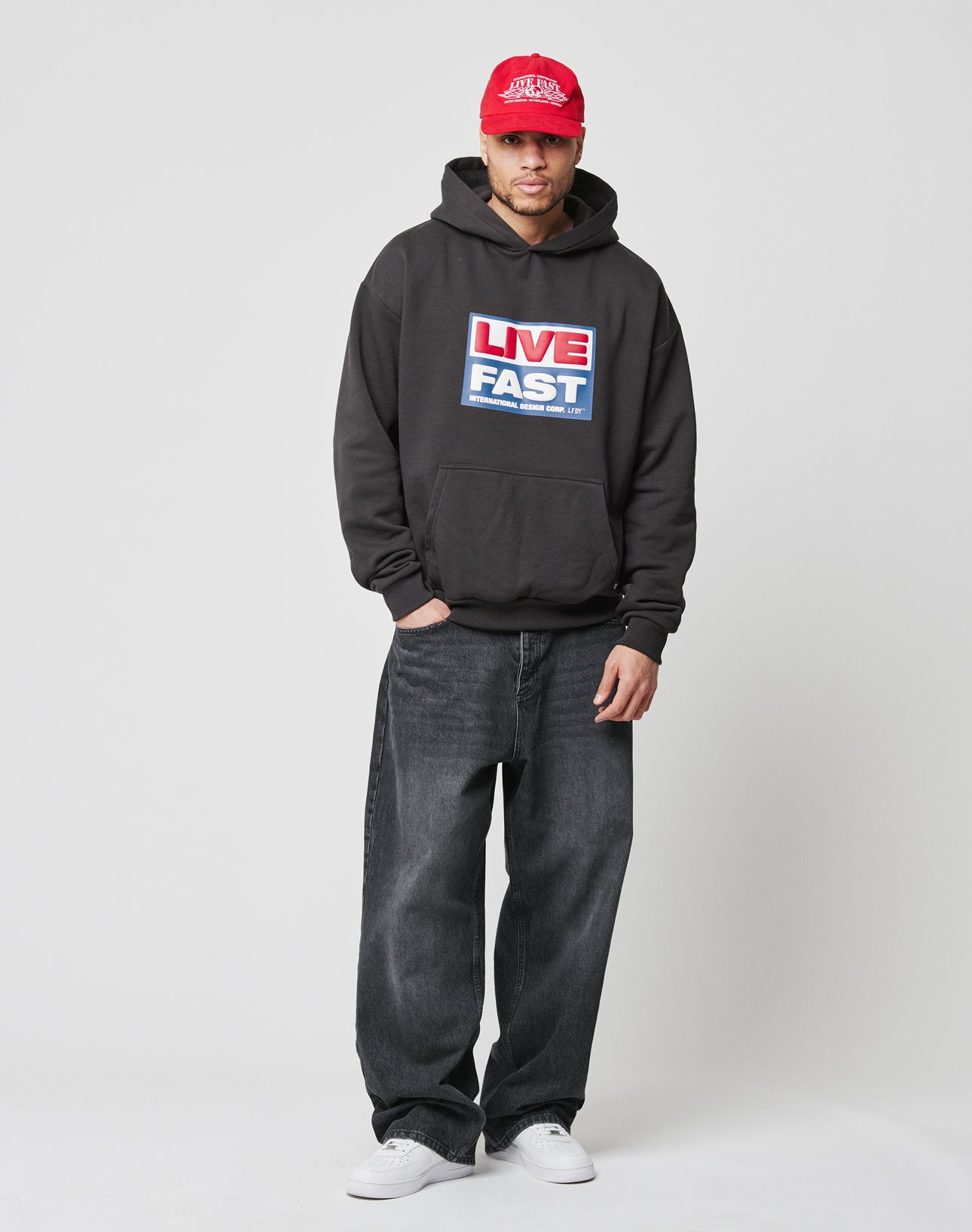 Live Fast Box Hooded